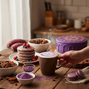 Poudre d'igname violette Ube Astrawell en marque propre, soluble dans l'eau, pure et naturelle - Product Image 2