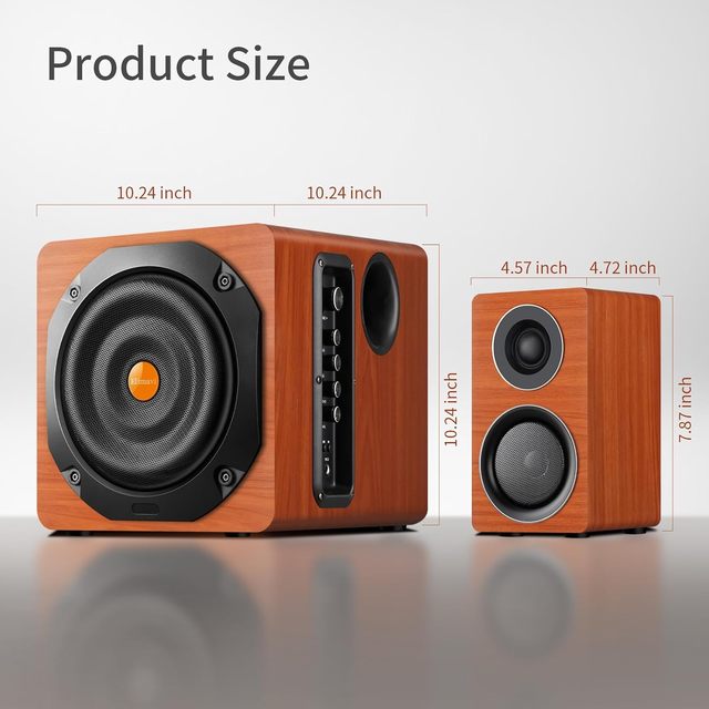 Computer Gaming Surround Sound Speaker System Full Audio Experience PC Desktop Users USB AUX Communication for 30-50W