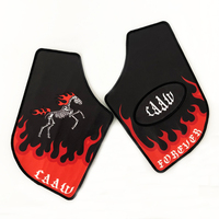 Patch brodé 3D fait main en tissu toile, motif fleur/cœur, imprimé par sublimation numérique, thermocollant, perles, best-seller