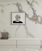 Panneau mural SPC UV en marbre écologique de haute qualité, imperméable, ignifuge, garantie 3 ans, pour usage intérieur moderne, hôtels, salons