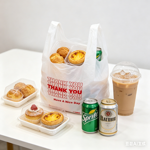 Medium Size Durable PE Plastic Vest Bags Hand Length Handle Universal T-Shirt <b>Shopping</b> Bags Daily Use Retail Checkout <b>Small</b> - Product Image 1