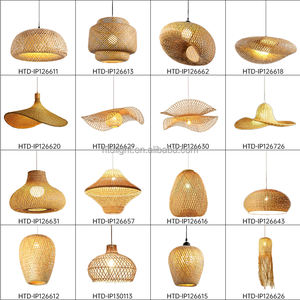 Hitechad Oem Odm soggiorno camera da letto lampada pendente all'ingrosso erba in Rattan lampada - Product Image 4