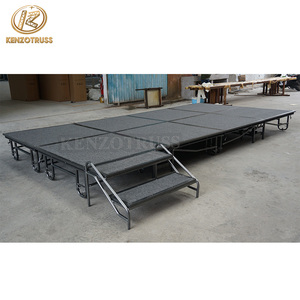 Nền Tảng Sân Khấu Sự Kiện Di Động Gấp Gọn Di Động Với Bánh Xe - Product Image 5