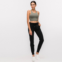 Pantalons de course amples pour femmes avec poches latérales longues, séchage rapide, pantalons de sport décontractés, ensembles de yoga extensibles