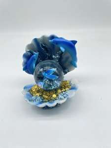 Boule à neige 3D personnalisée souvenir d'animal marin poisson océan en résine tortue poisson <span class=keywords><strong>clown</strong></span> plage eau - Product Image 6