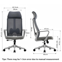 Ergonomic Sitting Wellness Solution Modern Luxury Breathable High Back Swivel Customization Computer Workplace Desk Office Chair