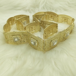 C grande taille pleine strass femmes <span class=keywords><strong>ceinture</strong></span> maroc <span class=keywords><strong>ceinture</strong></span> or <span class=keywords><strong>argent</strong></span> couleur <span class=keywords><strong>Caftan</strong></span> taille chaîne bijoux de mariage en gros - Product Image 1