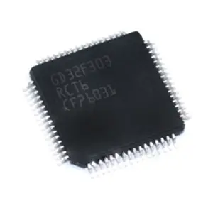 LQFP-64 2.6V करने के लिए 3.6V 32-बिट सीपीयू 125MHz फ्लैश एमसीयू तर्क आईसी फ्लैश मेमोरी चिप्स मूल माइक्रो नियंत्रक आईसी चिप्स GD32F303RCT6