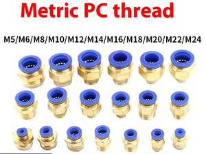 Raccords rapides pneumatiques de haute qualité série PC, raccords de tube à une touche, connecteurs de <span class=keywords><strong>tuyau</strong></span> d'air en plastique et laiton à insertion rapide - Product Image 4
