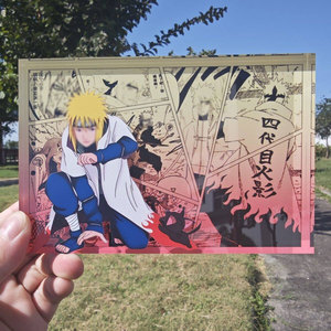 Brique acrylique Minato <span class=keywords><strong>Namikaze</strong></span>, ornement de bureau à collectionner sur le thème de l'anime, cadeau d'anniversaire de dessin animé - Product Image 1