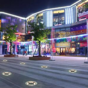 Zeal Lighting p67 LED lámpara subterránea lineal RGB DMX lámpara de gota de agua empotrada al aire libre lámpara de césped impermeable - Product Image 3