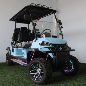 Grossistes Nouveau véhicule de luxe 2 4 6 places à basse vitesse 4 roues motrices voiturette de golf électrique Street Legal voiturette club voiture à vendre - Product Image 3