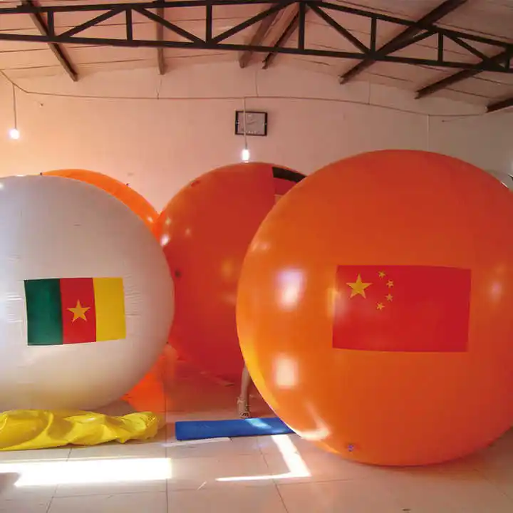 Vendita calda buon prezzo formato personalizzato gonfiabile pubblicità PVC pallone elio