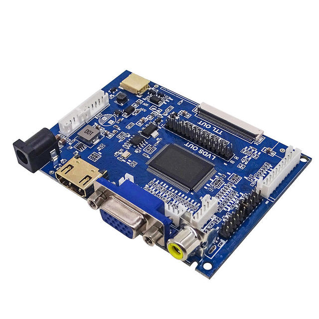 Reliable VGA to LVDS PCBA LCD Driver Board TTL LCD Controller Board LVDS Display Control PCB Board OEM ODM