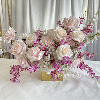 IFG 2025 – Boules florales roses populaires pour centres de table, petites jardinières décoratives pour mariage