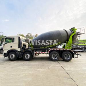 WEICHAI motore per cemento cemento macchina per miscelare Zoomlion idraulico usato HOWO12 metri cubi 12cbm betoniera camion - Product Image 2