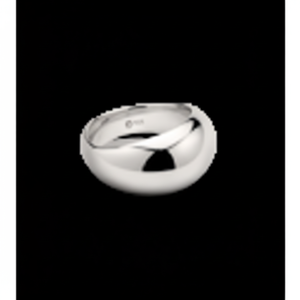 แหวนสแตนเลสชุบทอง 18K ดีไซน์ทันสมัย ประดับเพชรทรงปรินเซสคัต แบบเรียบง่ายและมีสไตล์ - Product Image 1