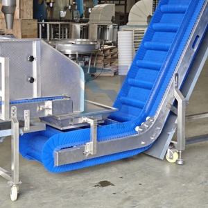 Điều kiện mới PVC sidewalls Feeder vành đai Z loại dốc góc nghiêng thang máy cấp thực phẩm thang máy cho nhà hàng chế biến thực phẩm - Product Image 4