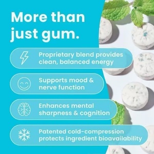 OEM Energy <b>Caffeine</b> <b>Tablets</b> (42 Pieces)-Sugar Free L-theanine + <b>Caffeine</b> + Vitamin B12 B6 Peppermint Flavor Not for Children - Product Image 4
