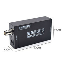 Adaptateur convertisseur métallique SDI vers HDMI, prend en charge l'adaptateur HDMI/HD-SDI/3G-SDI 1080P pour caméras de cinéma maison