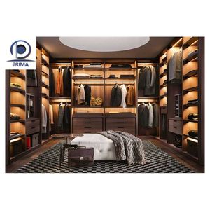 PRIMA industrie Style italien <span class=keywords><strong>vestiaire</strong></span> ouvert U forme armoire armoire métal verre porte promenade dans armoire vêtements <span class=keywords><strong>placard</strong></span> - Product Image 3