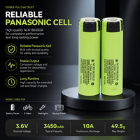 NCR18650GA 3.6V 3450mAh Baterai Li-ion Isi Ulang Kapasitas Tinggi 18650 untuk Paket Baterai Senter Sepeda Listrik