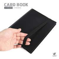 CB002 Classeur de cartes à collectionner personnalisé à 4 pochettes, classeur de protection Magic, fabriqué en PP, impression par gravure