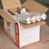 Scellant en silicone pour saucisse en feuille de 600ml Scellant en silicone structurel IG résistant aux intempéries pour murs rideaux en verre et en aluminium