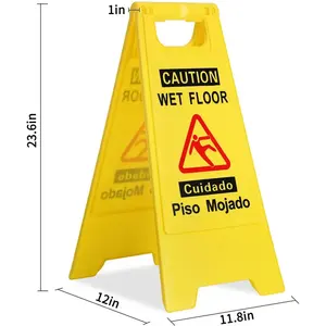 中国工厂酒店塑料禁止停车站板地板标志警告标志道路屏障湿地板警告安全标志