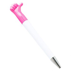 Nouveauté : Stylo publicitaire créatif en plastique rotatif avec geste de pouce en forme de dessin animé, logo imprimable, cadeau promotionnel - Product Image 3