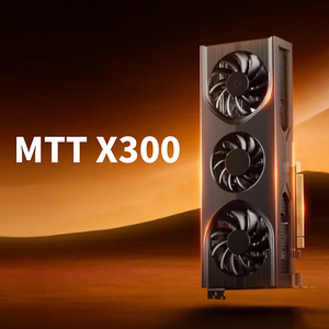 การ์ดจอ <span class=keywords><strong>GPU</strong></span> AI สำหรับคอมพิวเตอร์เวิร์คสเตชั่น/เดสก์ท็อป รุ่นใหม่ มีสินค้าในสต็อก รองรับการประมวลผล AI การฝึกอบรม และการคำนวณ ด้วยเทคโนโลยี Moore Threads MTT X300 - Product Image 1