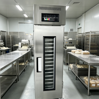 Fermentadora de Masa Refrigerada Inteligente de 18L con Temporizador, Gabinete de Fermentación en Frío para Panadería y Pastelería
