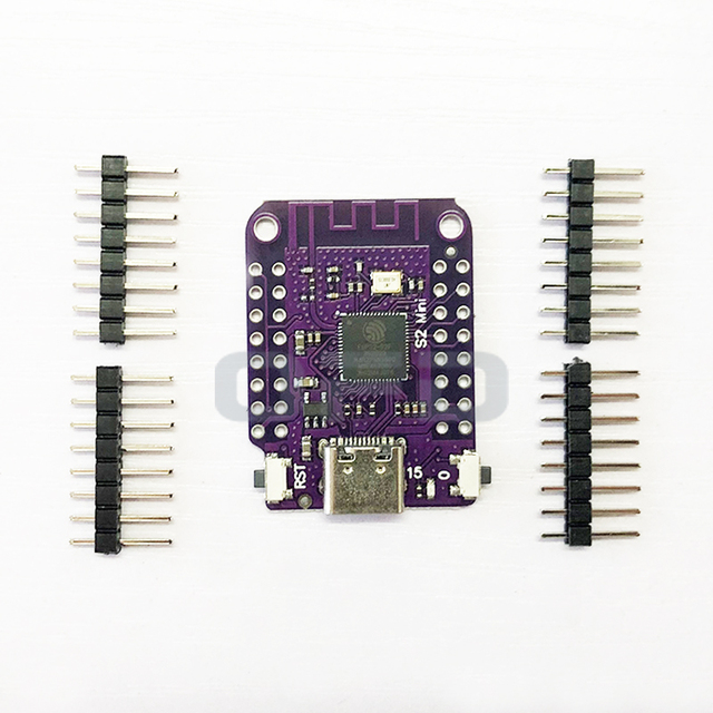 ESP32-S2 Mini Board V1.0.0 Type-C ESP32-S2 PCBA Module 4MB Flash 2MB PSRAM WIFI Development Board ESP32-S2 Mini