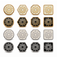 Fabricant de boutons APEX, bouton pression en alliage de zinc personnalisé, logo de marque, 12 mm, OEM ODM, bouton pression pour vêtements musulmans Thobe