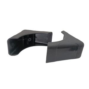 Coussinets de pieds de chaise en plastique antidérapants triangulaires pour chaise de bureau, pieds réglables en hauteur, noir, manchon de tube 20x40 Denier - Product Image 2