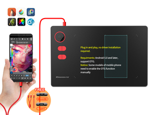 Tablet G20 per Insegnamento Online, Riunioni, Scrittura, Penna Digitale Senza Batteria, Tavoletta Grafica per Disegno e Animazione - Product Image 3