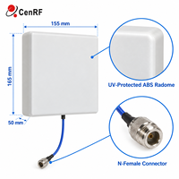 Antenne directionnelle panneau extérieure en aluminium pour routeur 698-2700 MHz 5/8 dBi
