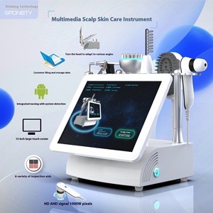 Intelligent Comprehensive Scalp Care Instrument Five-in-One Hair Follicle Detection Meridian Massage Product Introduction Tool - Product Image 5