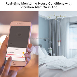 Sensor de Vibración Inteligente SLS Zigbee, Detección Inalámbrica Inteligente, <span class=keywords><strong>Alarma</strong></span> de Seguridad para el Hogar y Hoteles, Control por Aplicación Android, Funciona con Batería - Product Image 4
