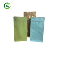 Sacs d'emballage colorés pour grains de café, à huit soudures latérales, avec fermeture éclair et valve d'air, en aluminium, pour sceller les aliments