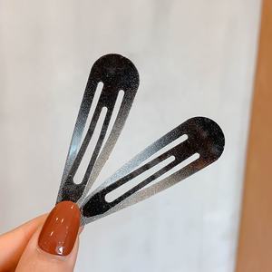 Prendedor de cabelo estampado de oncinha, acessórios de cabelo bb, preto e branco, colorido, com estampa de oncinha, metal - Product Image 3