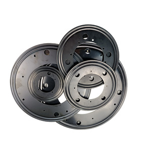 Hollow Round Turntable Black 360 Degree <b>Rotating</b> Cabinet Universal Display <b>Shelf</b> Bookshelf Cosmetic Base Furniture Hardware - Product Image 2