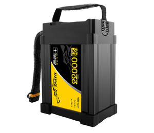 Tattu 12S 22000mAh リポバッテリー ドローン用 UAV 44.4V リチウムイオンバッテリー 充電式バッテリー ドローン用 - Product Image 2