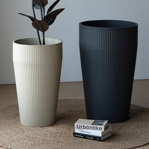 Ventes en gros de grands pots ronds en <span class=keywords><strong>plastique</strong></span> durables pour plantes d'intérieur/extérieur et pots décoratifs pour fleurs pour la maison et le bureau - Product Image 5