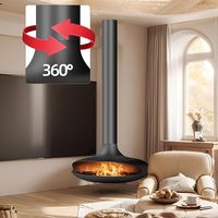 Barrière de sécurité en maille métallique robuste de 52,6 pouces pour foyer extérieur, portable, moderne, pour terrasse, avec espace supplémentaire