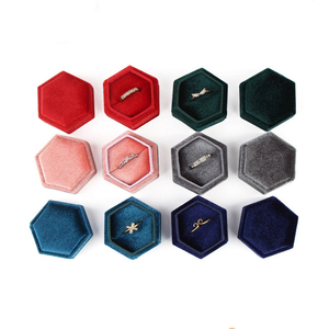 Multi Shapes Custom Jewelry <b>Box</b> Round Pink <b>Ring</b> <b>Box</b> Packaging Velvet Wedding <b>Ring</b> Earrings Jewellery Packaging <b>Box</b> with Ribbon - Product Image 5