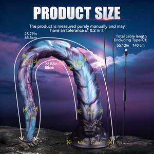 Dropshipping Dragon‑Abyss Dildo Anal Largo con Cámara y Control por App, Ventosa, Juguetes Fetichistas para Parejas, Exploración Vaginal y Anal - Product Image 6