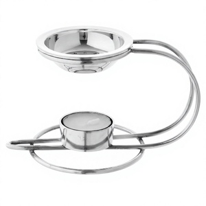 Quemador de incienso de acero inoxidable, difusor de aromaterapia, soporte para incienso, decoración del hogar, uso durante todo el año, en oferta. - Product Image 1