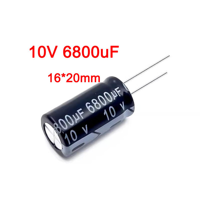 10V 6800uF Electrolytic Capacitor 16*20mm Aluminum Electrolytic Capacitor