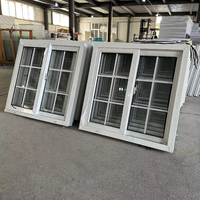 Ventanas Corredizas de PVC con Diseño Moderno, Ventanas Corredizas de Vidrio y Plástico UPVC